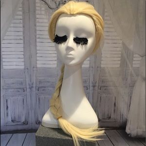 New blonde braided wig adjustable size cosplay